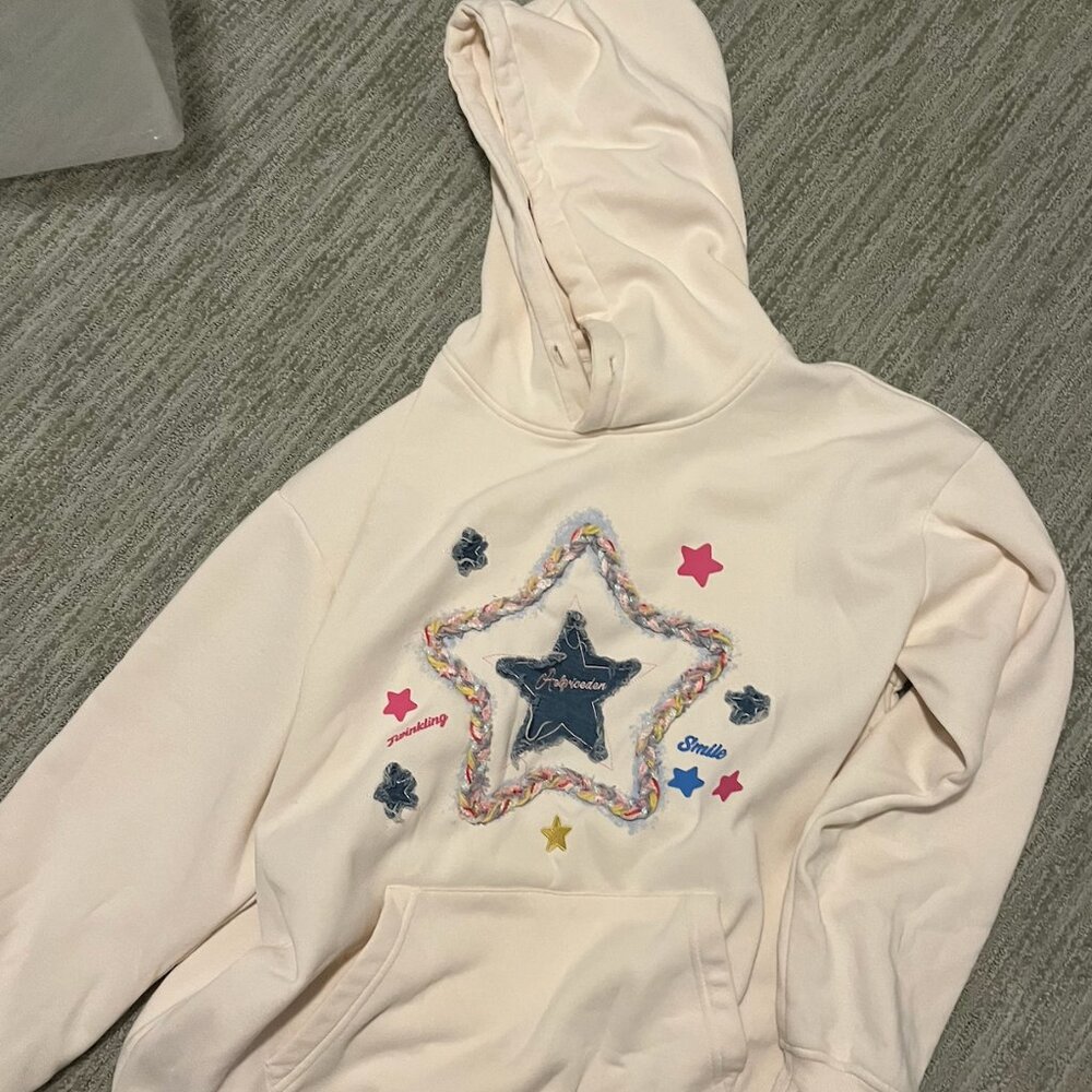 Aelfric Eden Denim Star Hoodie M
